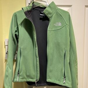 The North Face Light Green Fleece Jacket